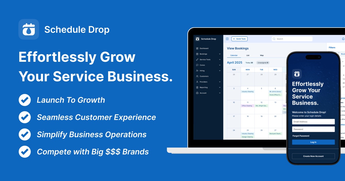 ScheduleDrop Review 2026: The All-in-One Scheduling Software Built for Home Service Pros