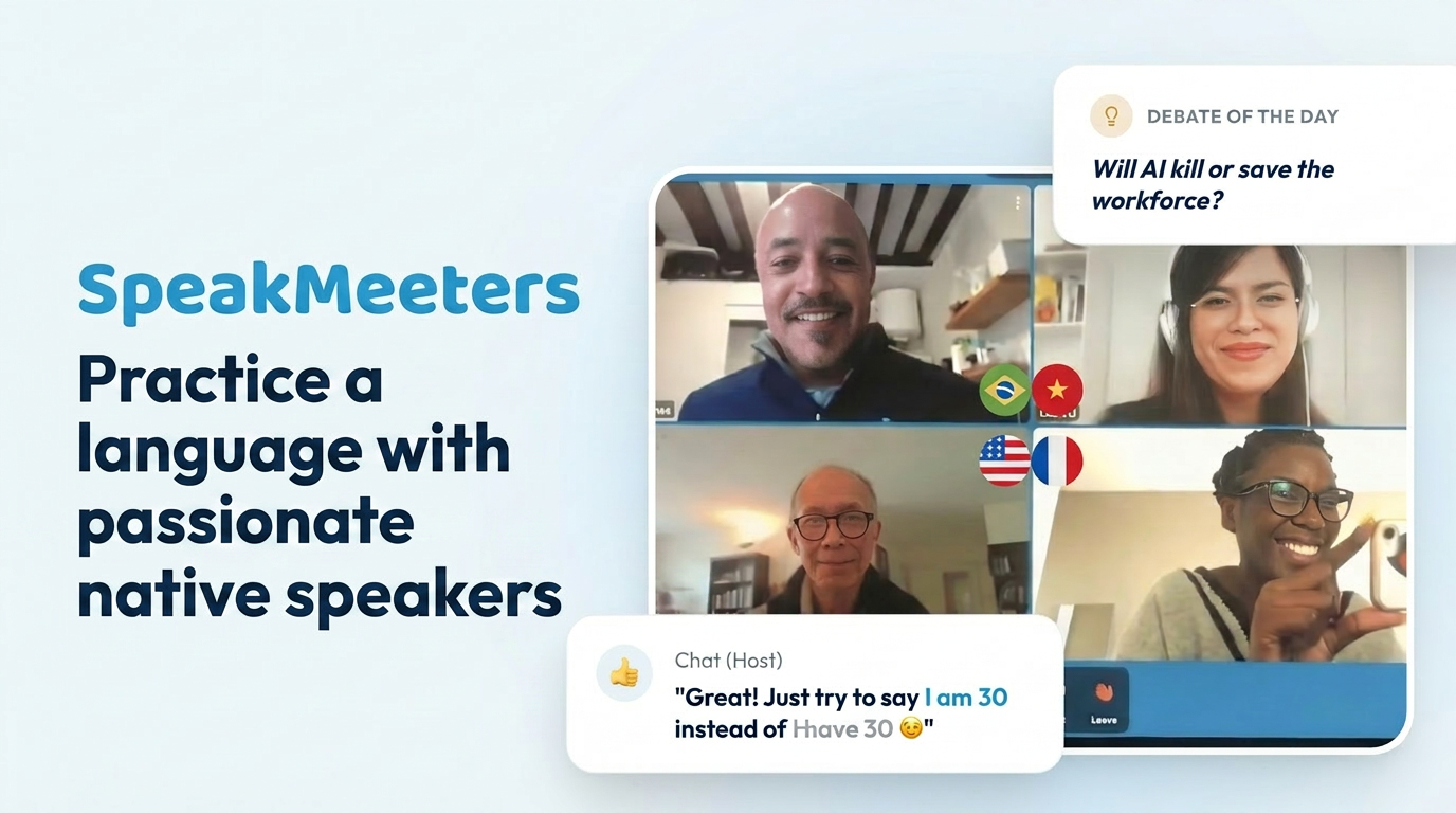 SpeakMeeters Review 2026: Live Language Practice With Native Speakers Tested