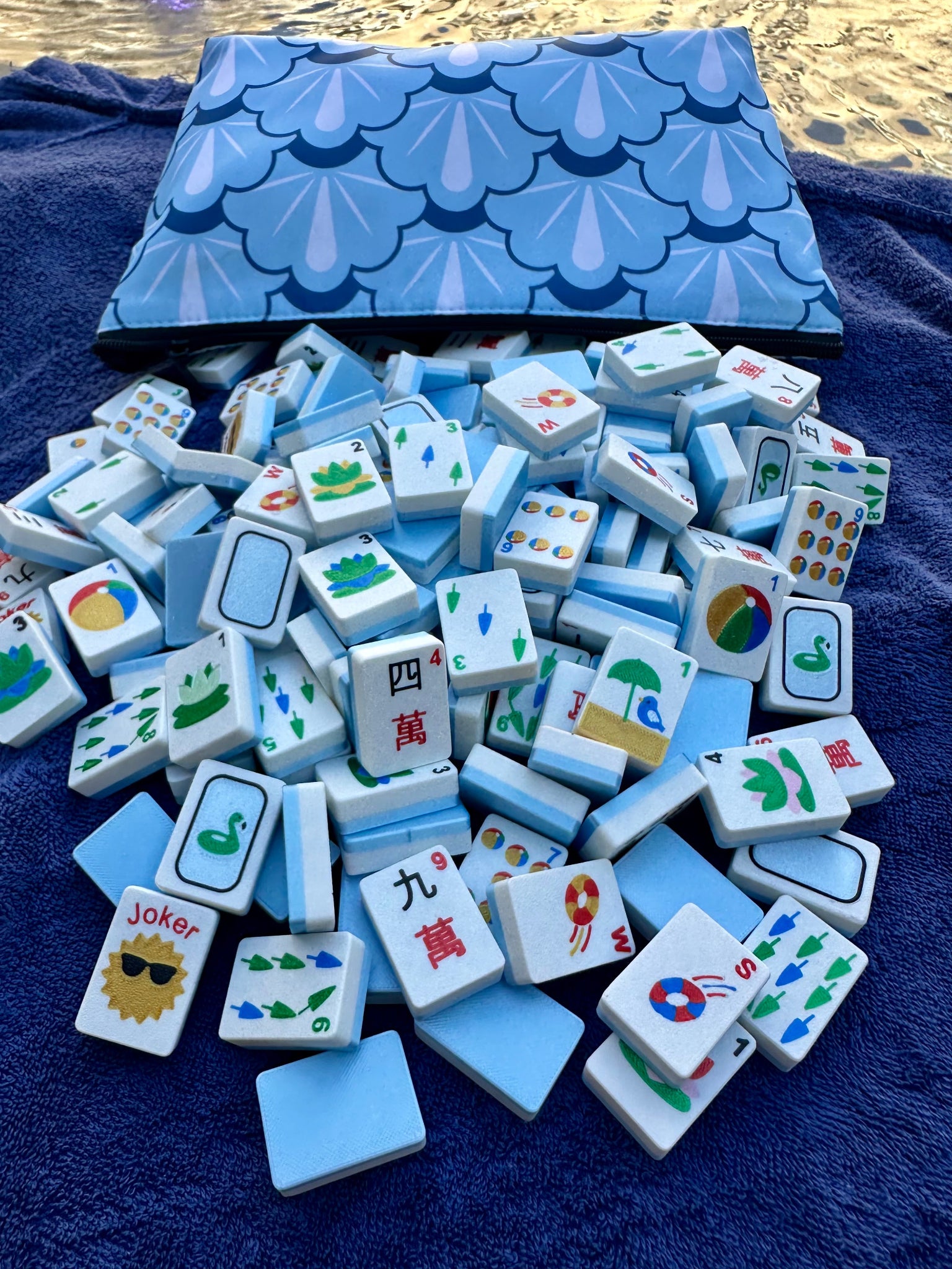 Spools Floating Mahjong Tiles (Pool Theme) Review: Travel-Ready Tiles That Float