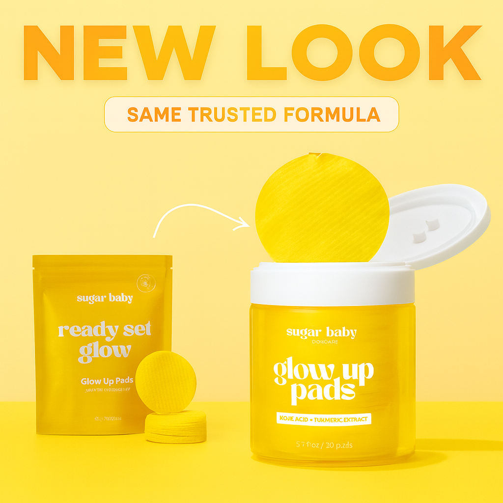 Sugarbabycare Glow Up Pads Review: Turmeric and Kojic Acid Exfoliating Pads