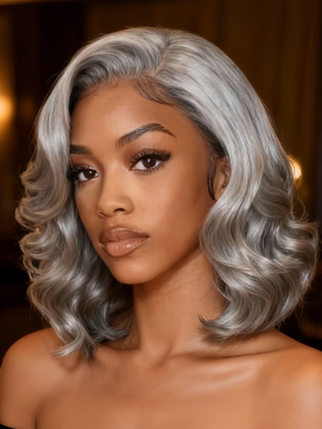 Sunber Salt and Pepper Layered Bob Wig Review: Grey Hair Done Right