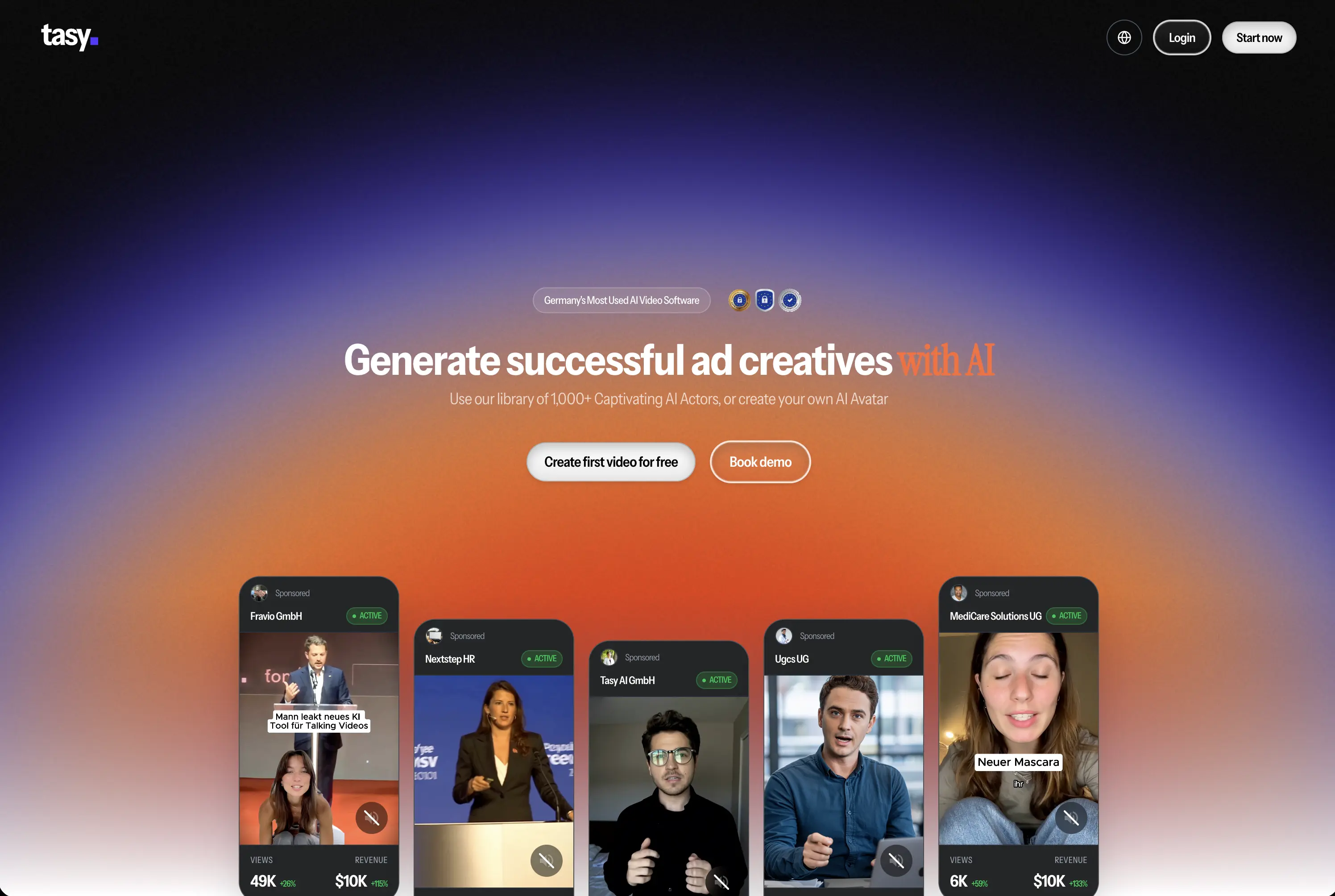 Tasy.ai Review 2026: AI UGC Creator Video Generator Tested