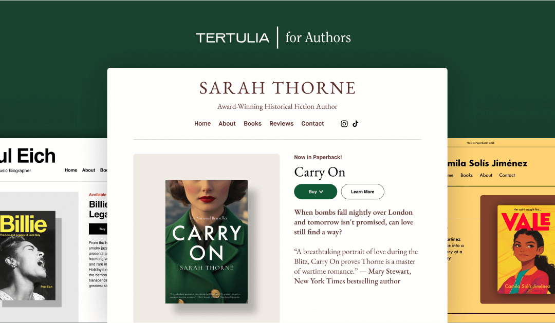 Tertulia Author Websites Review 2026: Worth It for Writers?