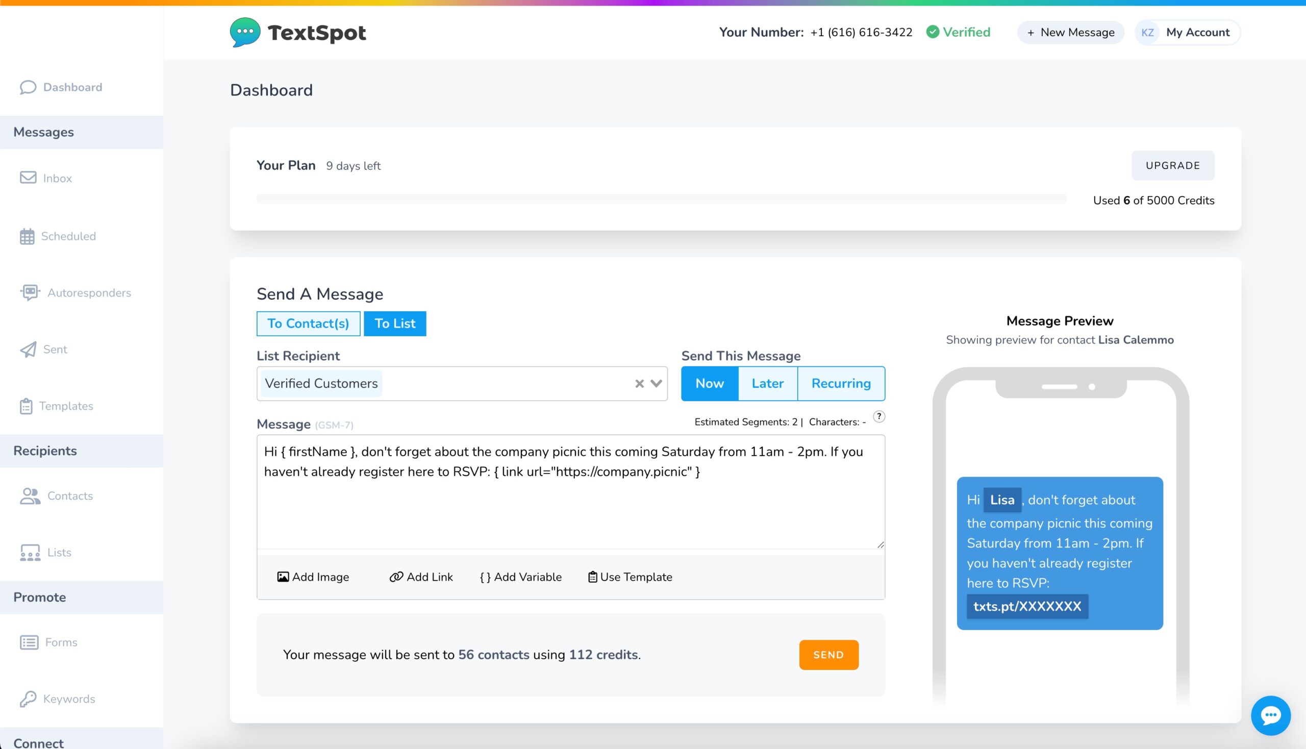 TextSpot Review 2026: Mass Text & SMS Marketing Software Tested