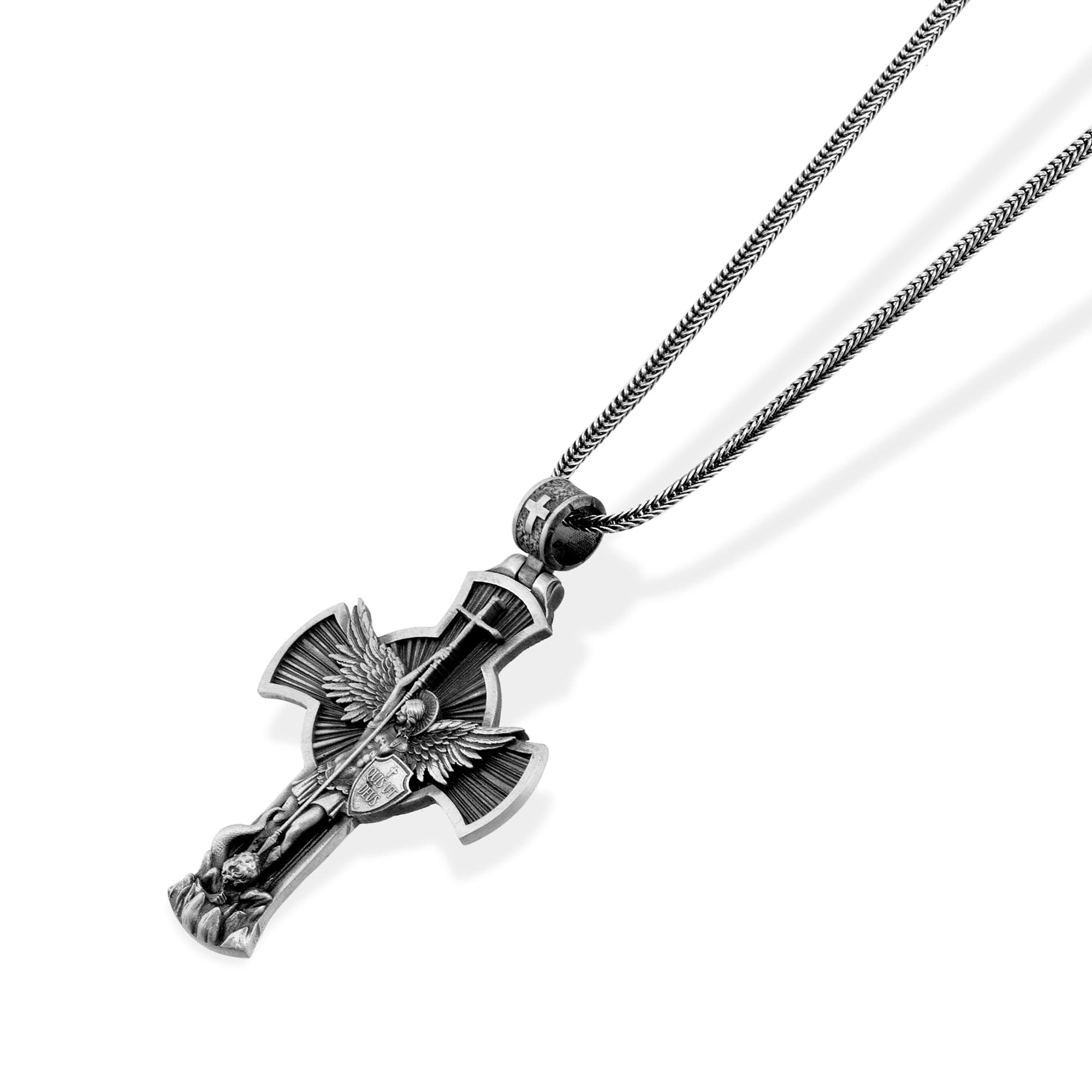 The SWAF Saint Michael Cross Necklace Review: Sterling Silver Statement Piece