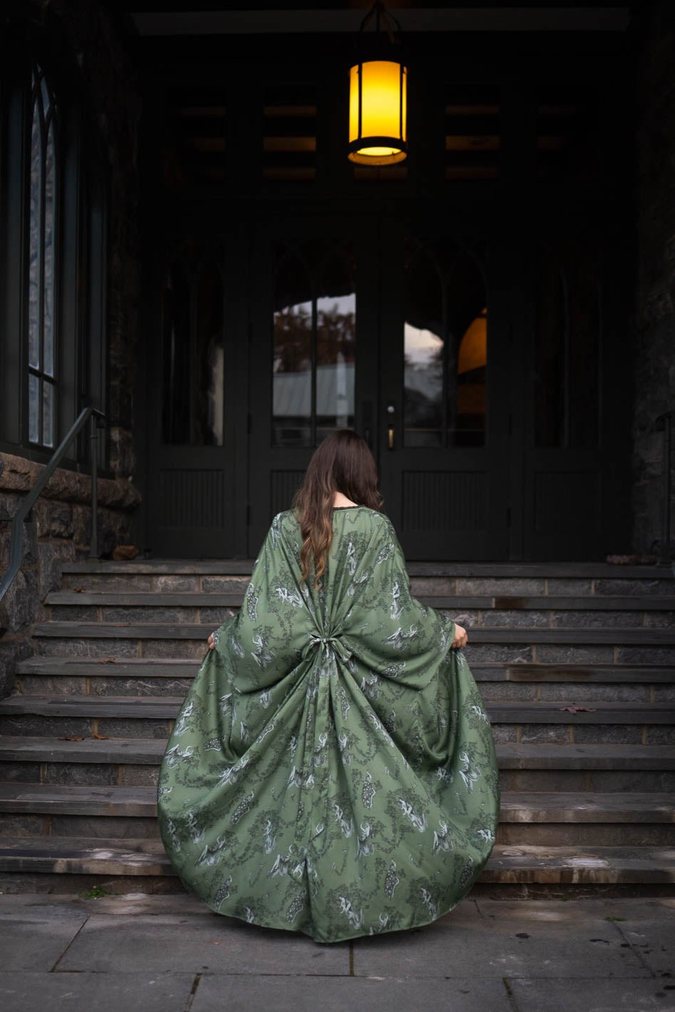 Till Blush Of Night Seraphina Robe (Sage) Review: A Heavier Satin Kimono Worth Slowing Down For