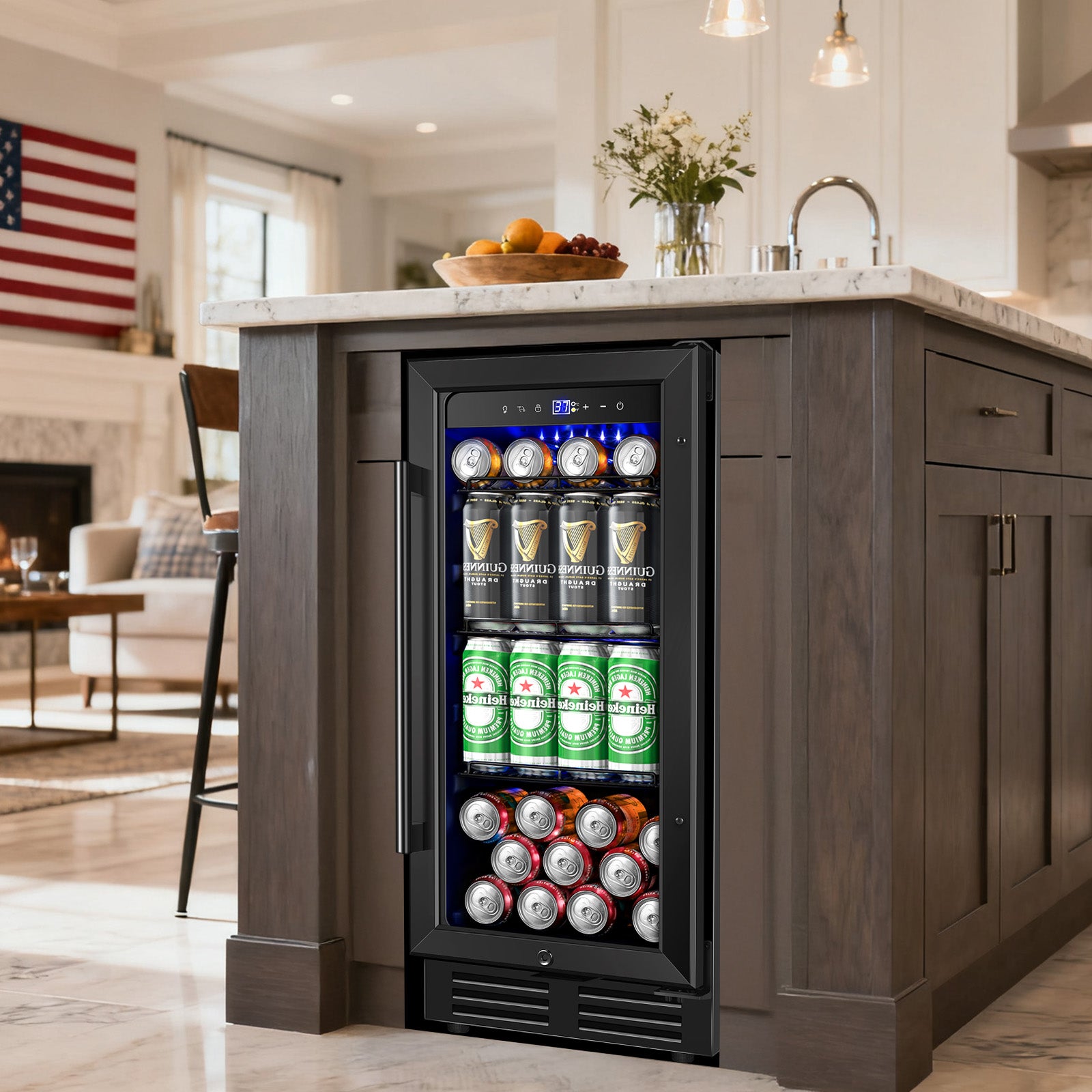 Tylza Tittla 15 Inch 130 Can Beverage Fridge Review: Built-In Wine Cooler That Actually Looks Premium