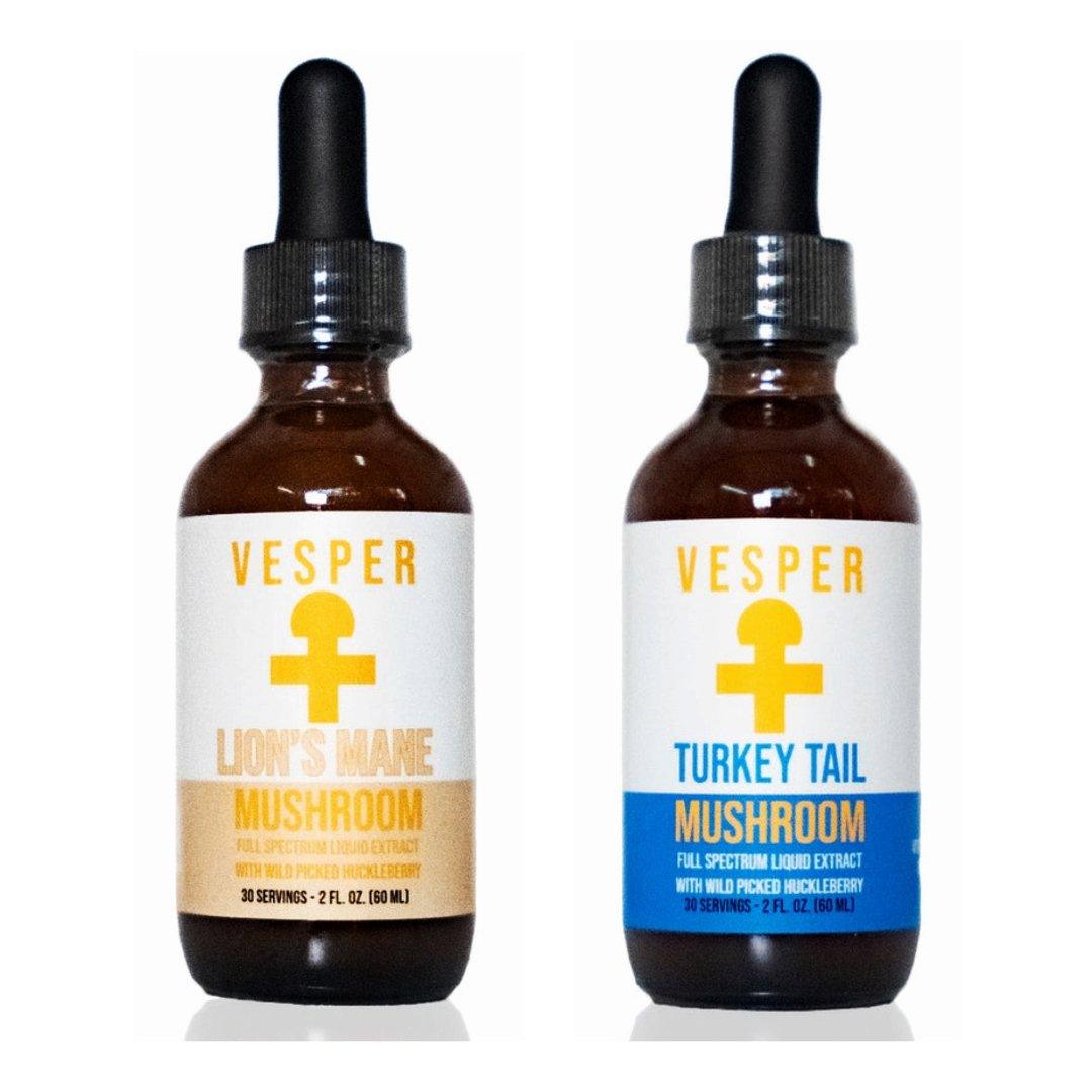 Vesper Mushrooms Gut-Brain Axis Bundle Review: Lion's Mane Meets Turkey Tail