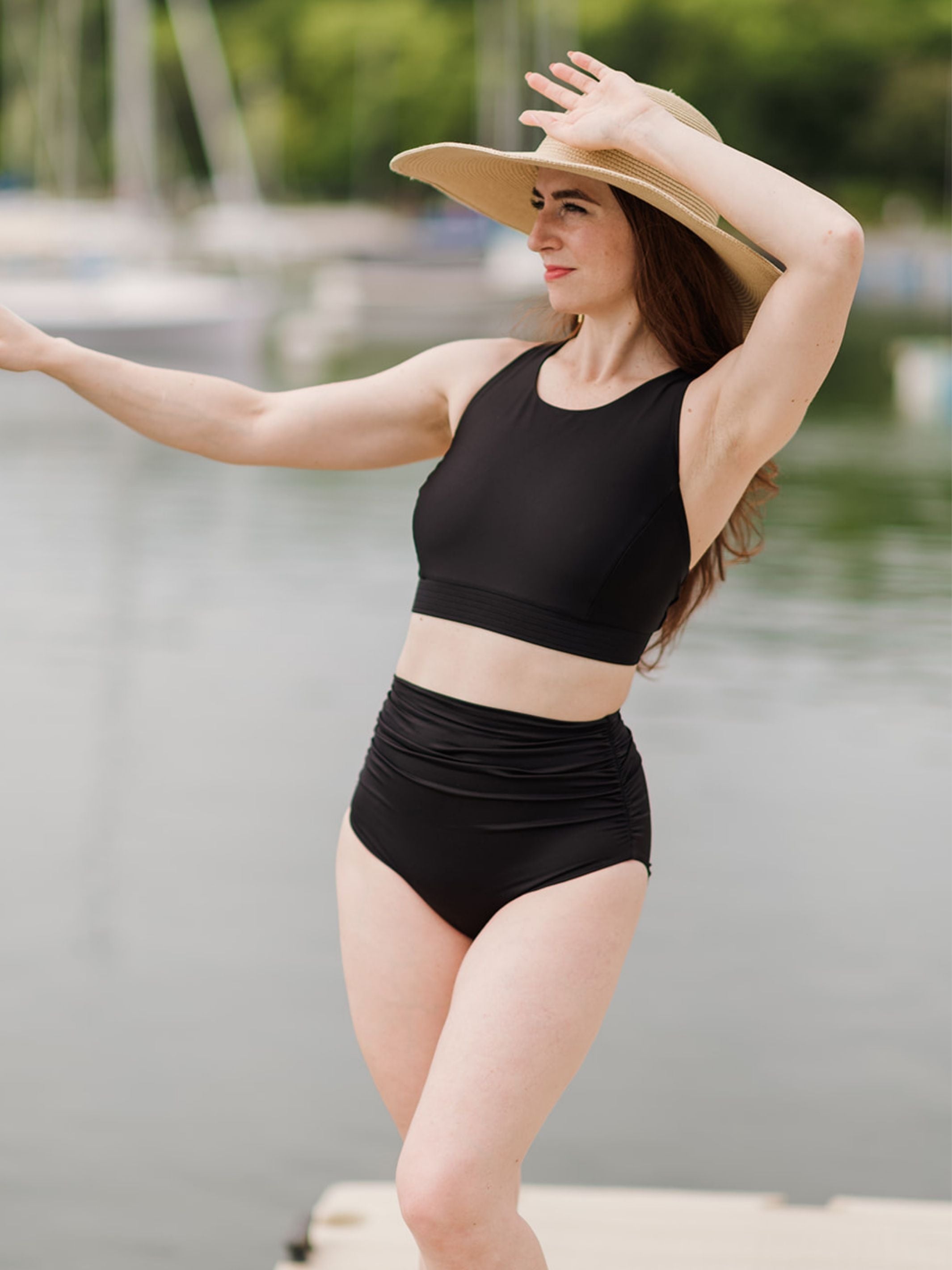 Wild Isles Swim Stella Ruched High-Waisted Bottoms Review
