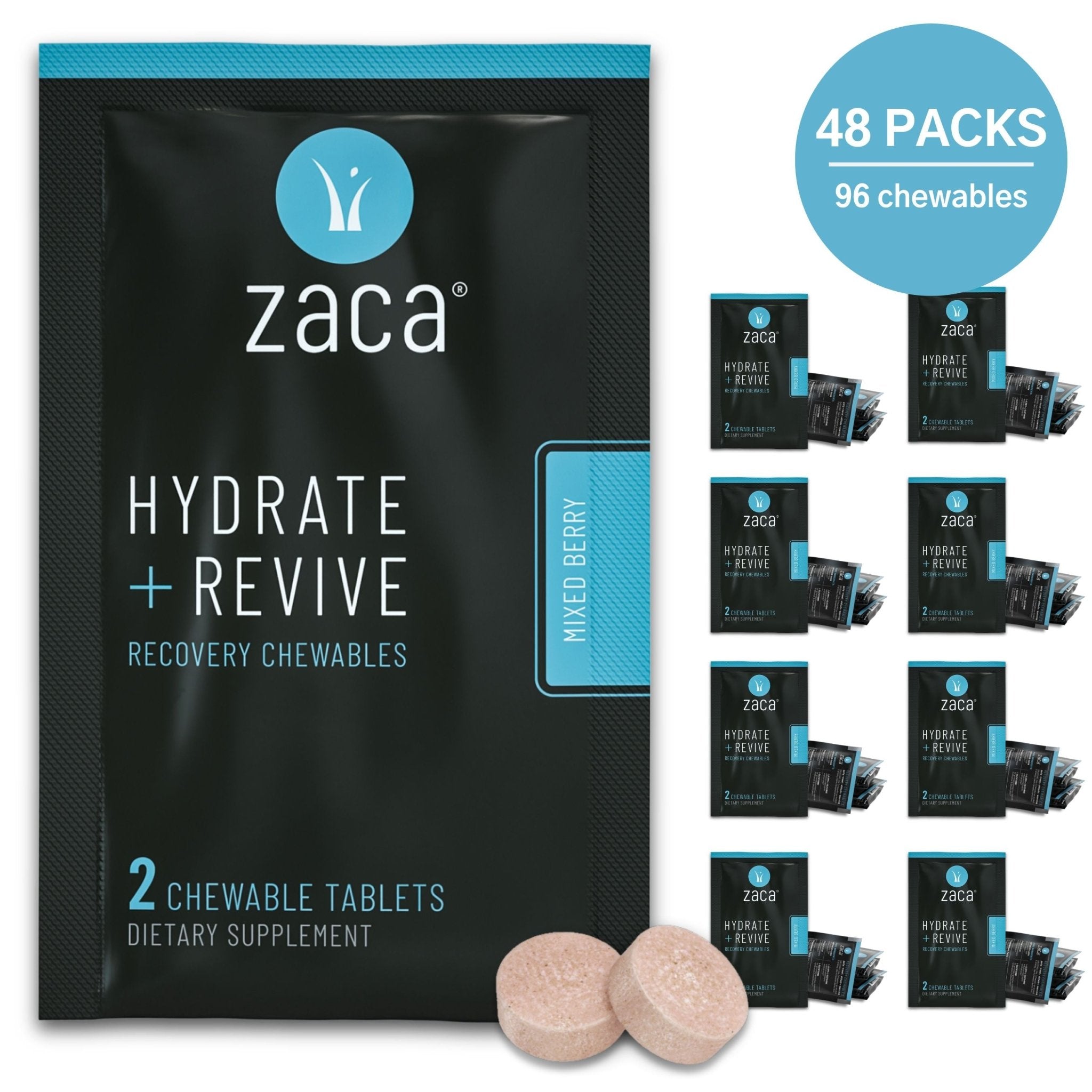 Zaca Recovery Chewables Review: Chew-Don't-Mix Hydration That Actually Works