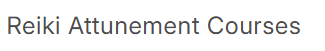 Reiki Attunement Courses logo