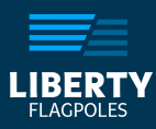 Liberty Flagpoles logo