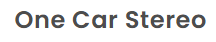 One Car Stereo logo