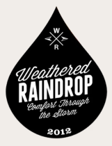 Weathered Raindrop logo